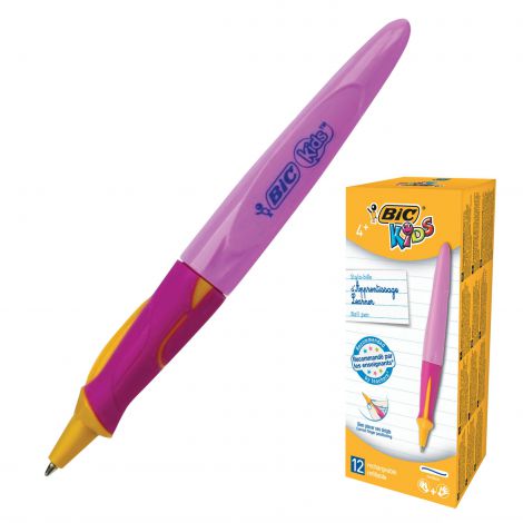Długopis Bic Beginners Twist Girls Różowy 0.4mm - 2